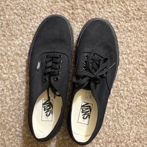 Vans Men's Black Canvas Shoes